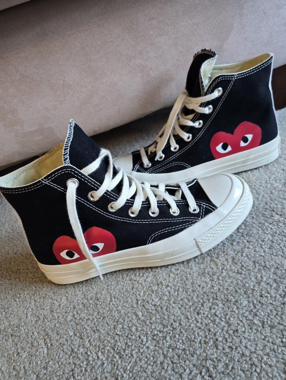 COMME DES GARÇONS PLAY CONVERSE X CDG PLAY Chuck Taylor '70 High-Top Sneakers